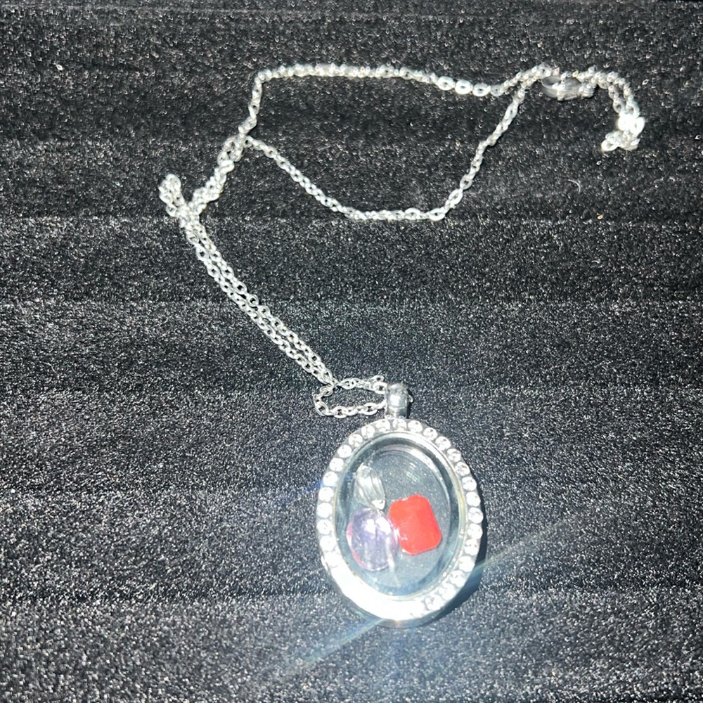 Build your own gemstone locket necklace!! - Picture 6 of 7